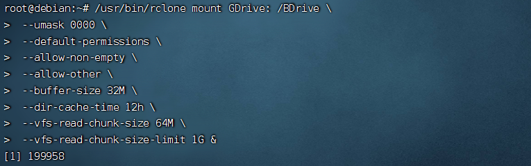 Linux通过Rclone挂载GoogleDrive